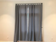 Màn cửa sổ vải Canvas ngang 1,5m x cao 3m (xám)