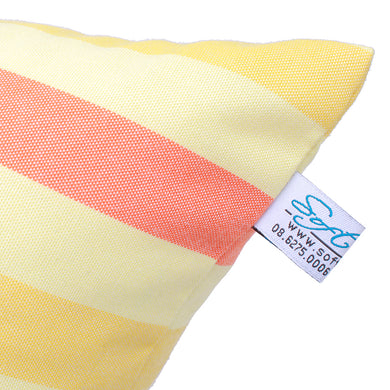 Vải nội thất Yellow Red Stripe Fabric by the meters
