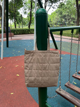 Túi xách chần gòn Slate Grey Quilting Bag