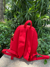 Balo vải bố đỏ Soft Decor | Red Canvas Backpack
