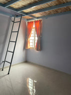 Màn cửa sổ vải gấm ngang 1,2m x cao 1,5m (vàng)