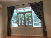 Màn cửa sổ vải Canvas ngang 3,5m x cao 3m (xám)