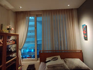 Màn cửa phòng ngủ Angle Flax ngang 2,7 x cao 2.7m (sheer)