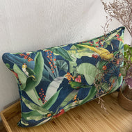 Gối Trang Trí Soft Decor 30 Zamiiflora Navy, Soft Decor Cushion 30 Zamiiflora Navy, 30x50cm