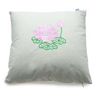 Gối Trang Trí Sofa 40 Pink Lotus, Sofa Cushion 40 Pink Lotus, 40x40cm