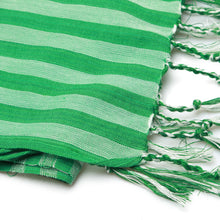 Khăn rằn thời trang Green Scarf 40x150cm (Xanh lá)