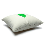 Gối Trang Trí Sofa 40 White Canvas Ginkgo, Sofa Cushion 40 White Canvas Ginkgo, 40x40cm