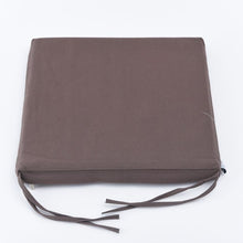 Nệm ngồi 50035 Dark Brown Canvas Square Seat Pad 50x50x3.5cm