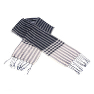 Khăn rằn sọc HN Mekong 40x150cm (Đen)