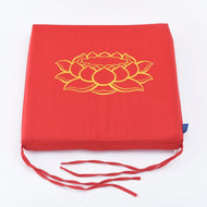 Nệm Ngồi Thiền 45035 Red Fire Lotus Square Seat Pad