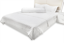 Drap giường Soft Decor White Stripe Cotton 1.6x2m